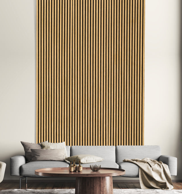 Panou Riflat Acustic - Oak Natural