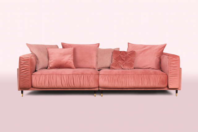 Canapea BELLAS, vedere frontală, canapea modernă 3 locuri