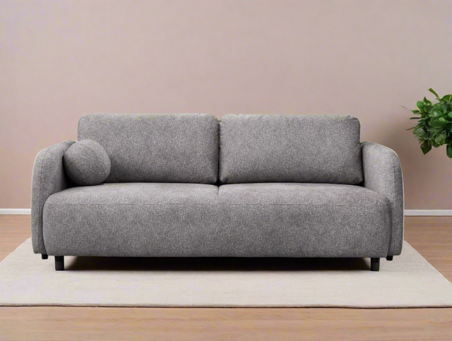 Canapea CAPRI gri intr-un living modern