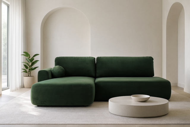 Colțar ARIA într-un living amenajat modern