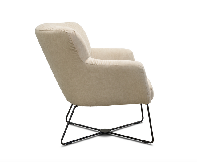 Fotoliu INNA cu vedere din lateral, material premium personalizat