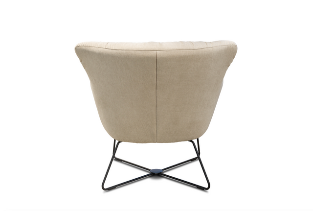 Fotoliu INNA, vedere din spate, materiale premium personalizabile