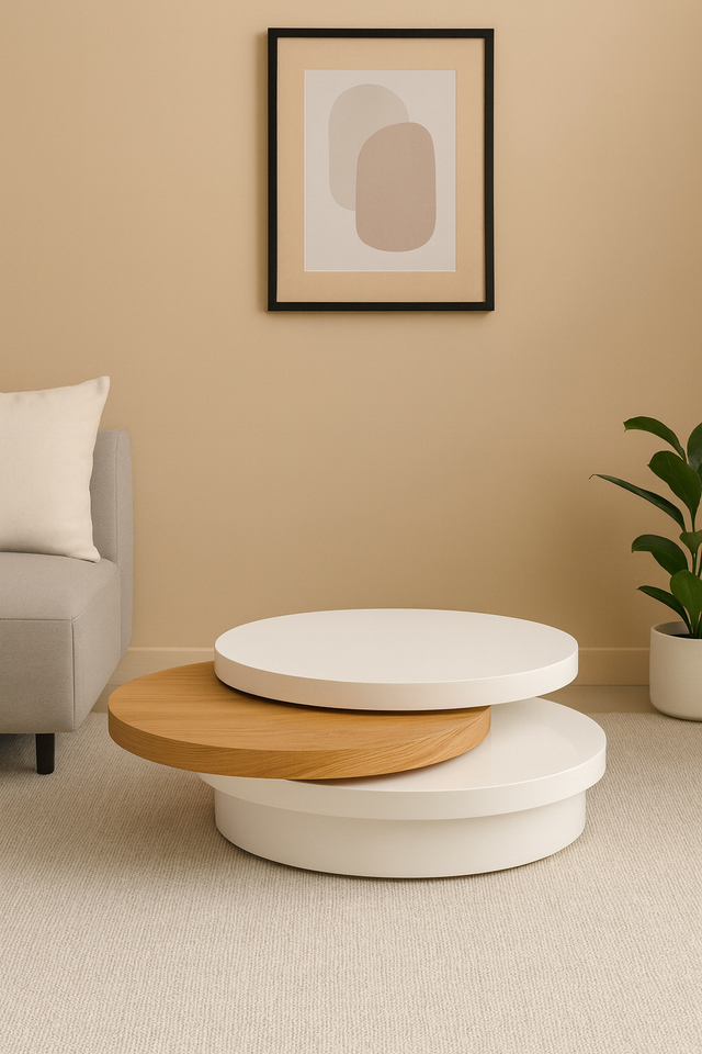 Măsuță MIKA într-un living urban