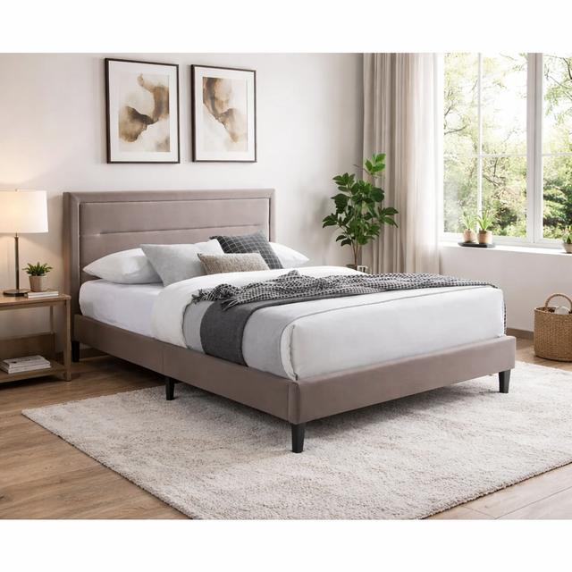 Pat tapițat MALA 160x200 dormitor modern