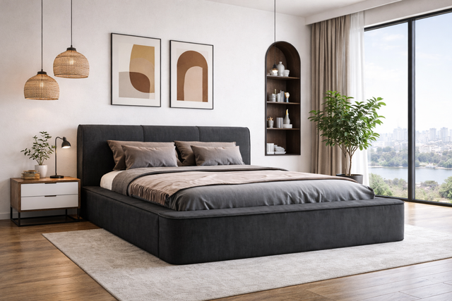 Pat matrimonial TULLIP 180x200 vedere laterală