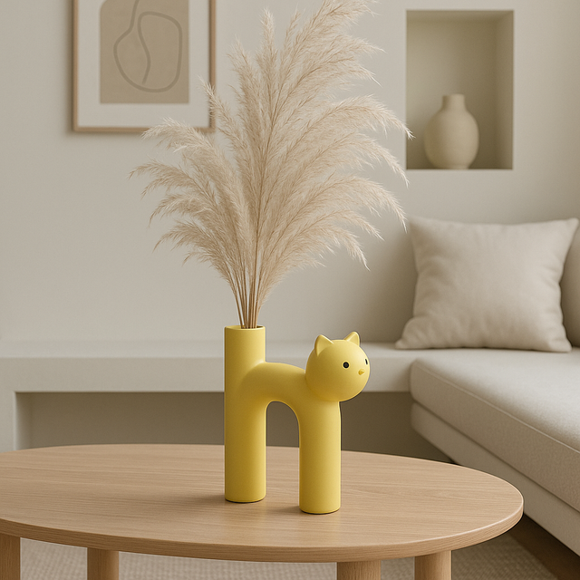 Pisicuță Deco KSPT1000 – figurina decorativă modernă pentru interior