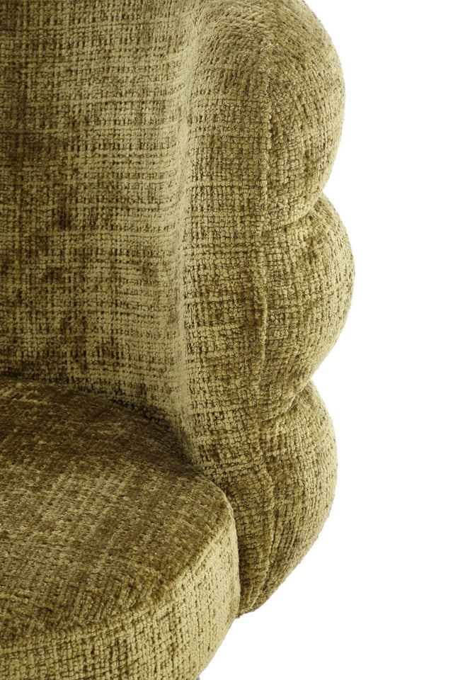 Scaun Liora cu material textil detaliat