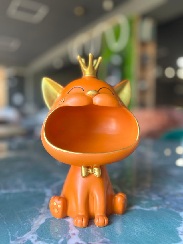 Bombonieră Pisică Deco într-o amenajare modernă de living