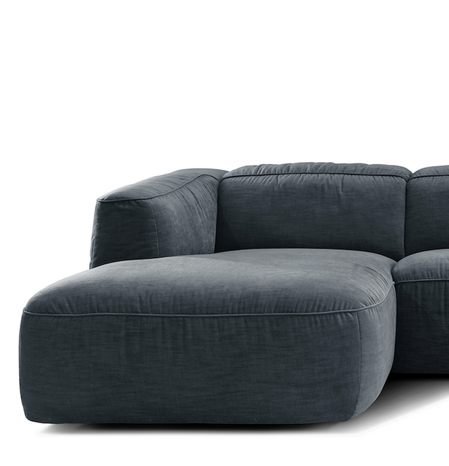 Modul stanga coltar lung pentru canapea modulara LOFT