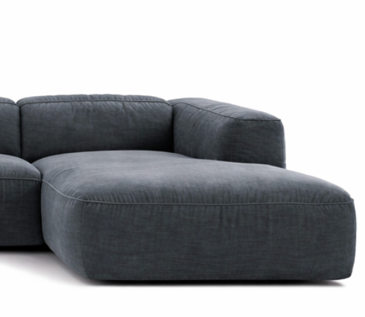 Canapea modulară LOFT cu chaise longue stânga