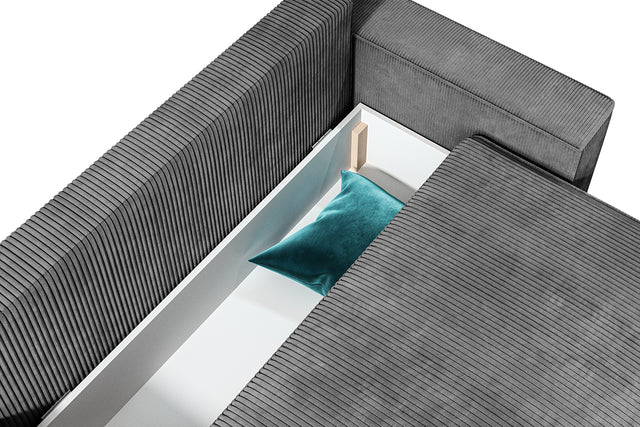 Detaliu tapițerie Favian Mini, material premium
