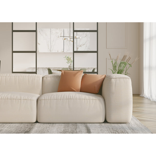 detaliu material canapea LOFT, țesătură personalizată premium