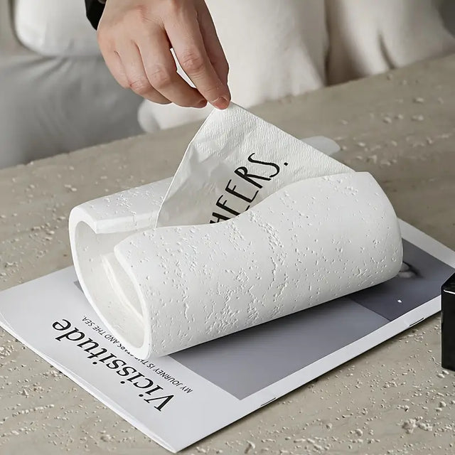 Cutie pentru șervețele din rășină KSPT1020 cu design minimalist