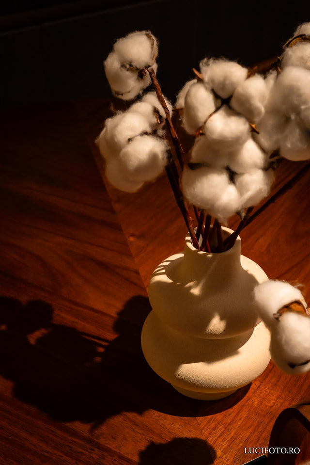 Vază decorativă din colecția decorațiuni de la showroom Konsept Store Focșani