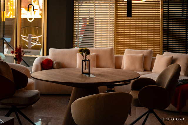 Design de living modern la showroom Konsept din Focșani