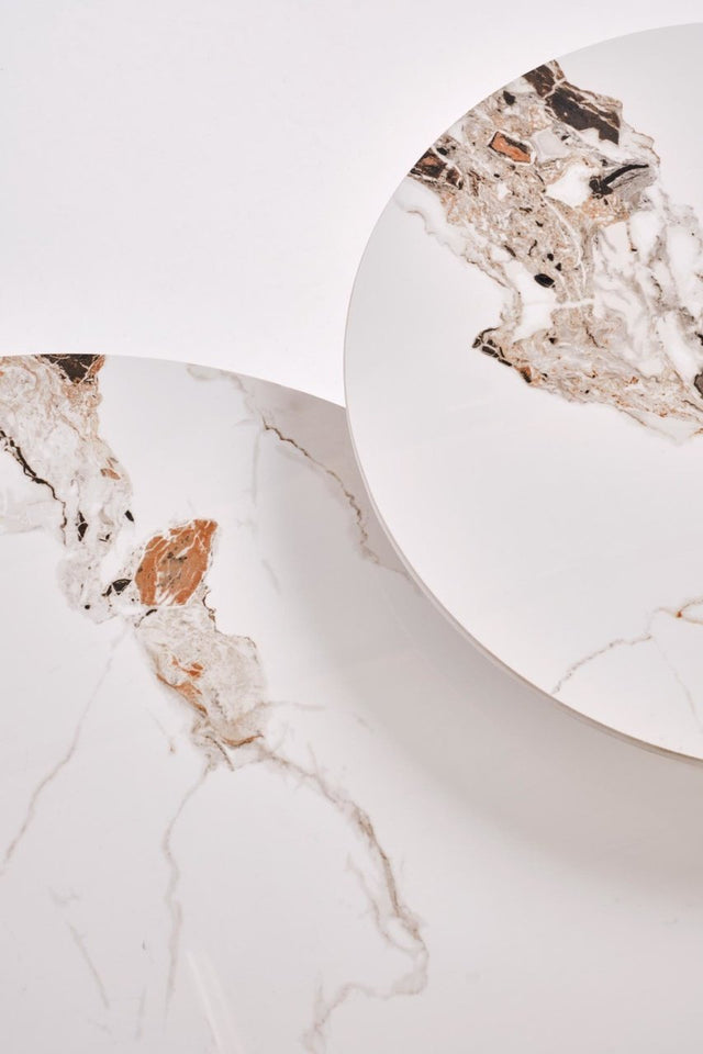 Blat măsuță de cafea ARINA, detaliu finisaj blat