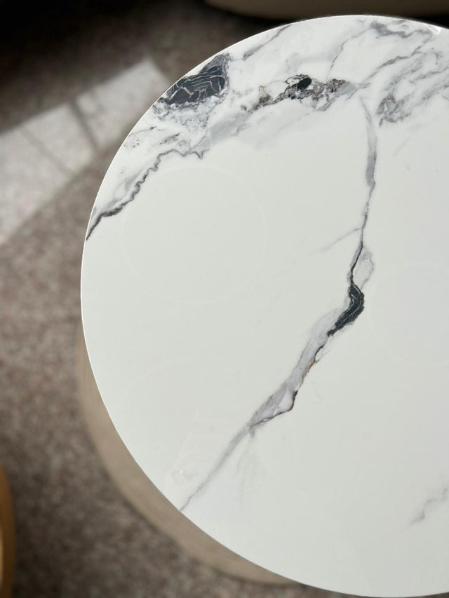 Blat măsuță de cafea ROSSI, detaliu finisaj