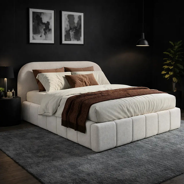 Pat tapițat minimalist LANDOR SLIM 180x200