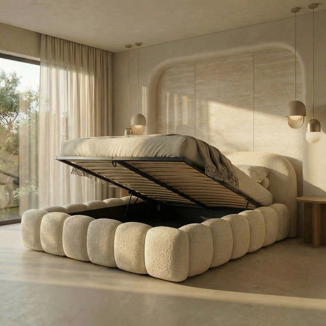 somieră rabatabilă și ladă de depozitare pat LANDOR