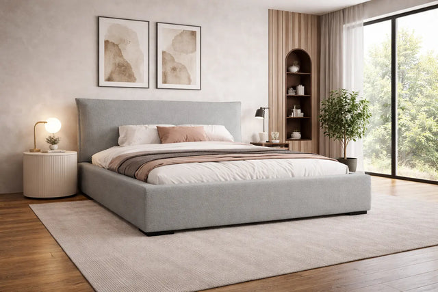 Pat tapițat NEVADA vedere laterală