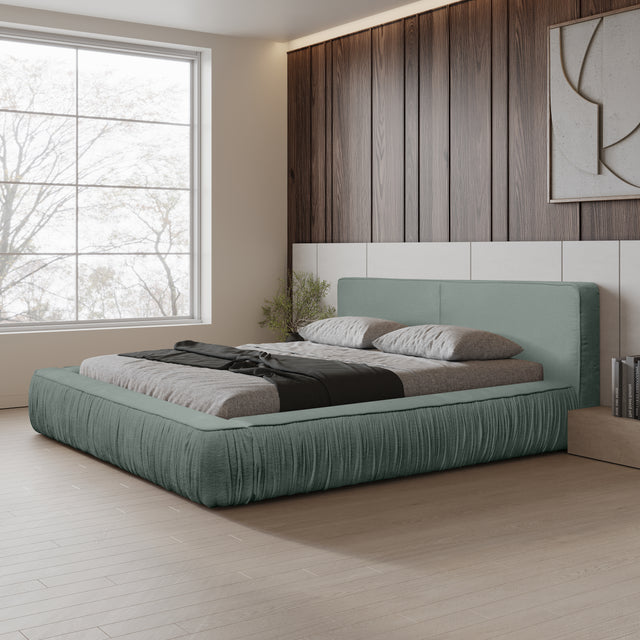 Pat NOMI într-un dormitor amenajat modern