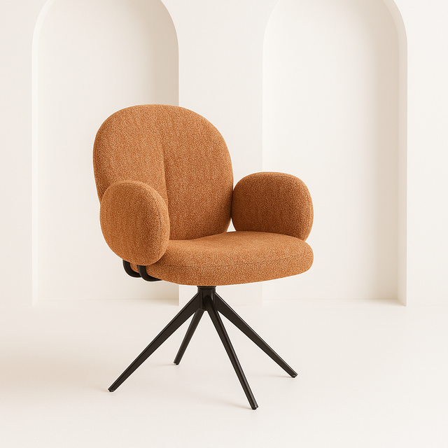 Scaun Cinna rotativ intr-un design minimalist