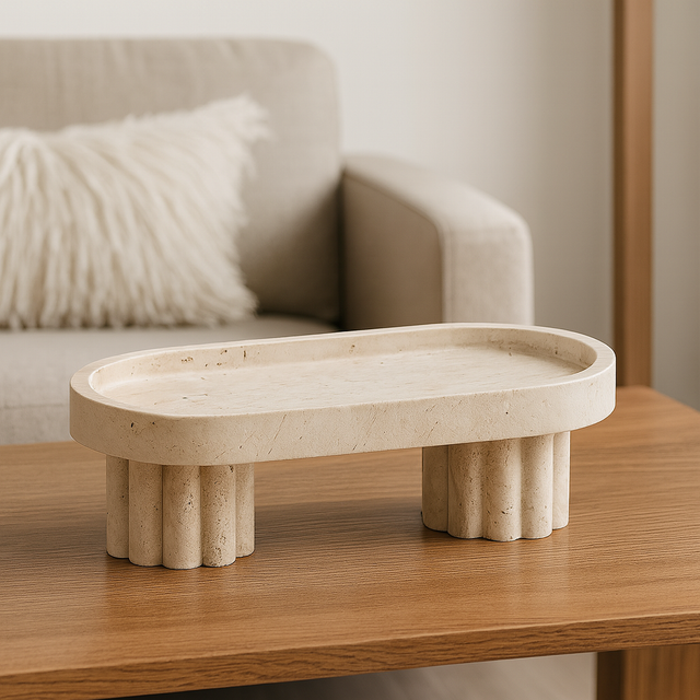 Tavă Decorativă Pompei în amenajare living modern