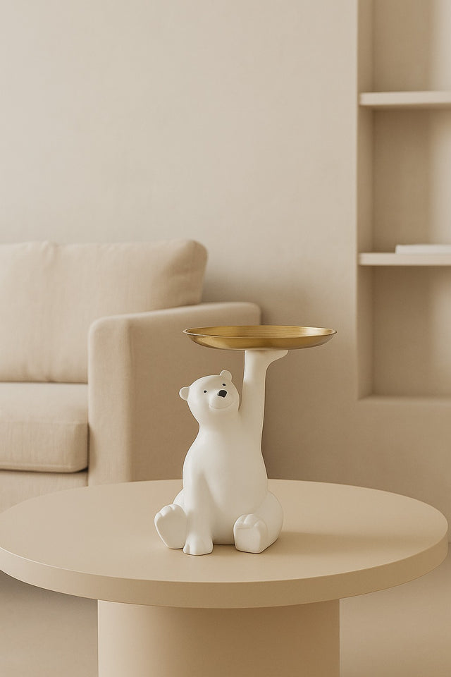 Urs Polar Deco KSPT1002 într-o amenajare modernă de living