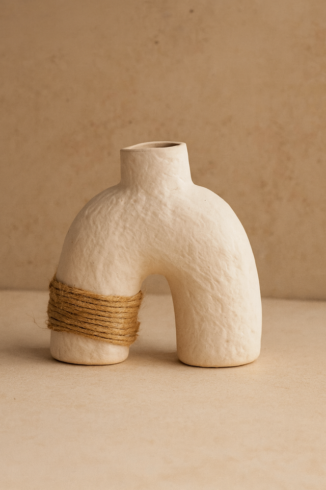Vază boho din ceramică model mic