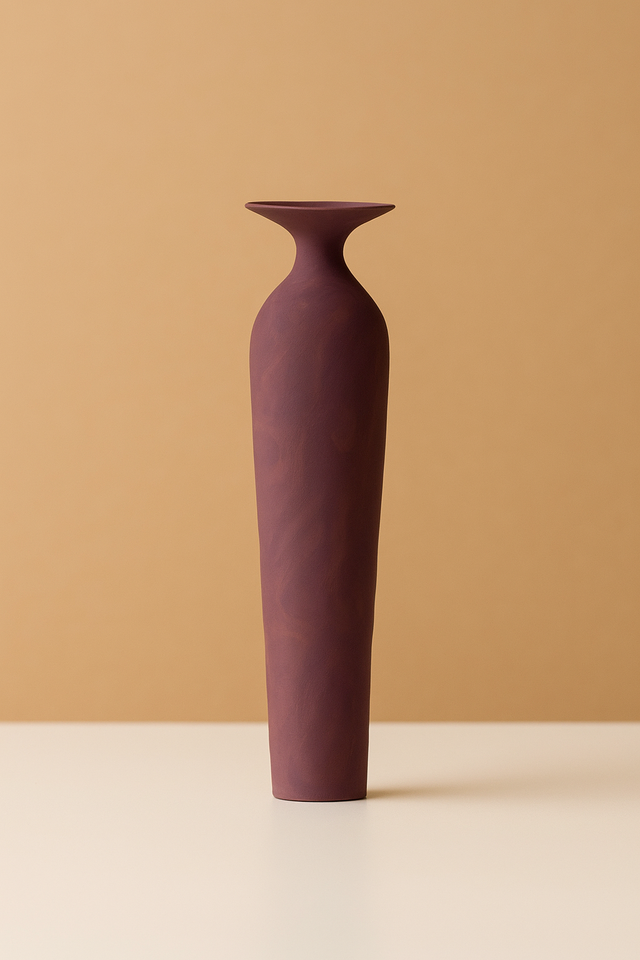 Vaza ceramica in nuanta mov